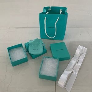 Tiffany bag, box, and pouch